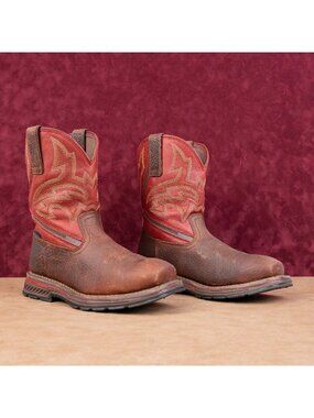 Cody James Men 11" Disruptor Waterproof Western Comp Toe Work Boots sz 10